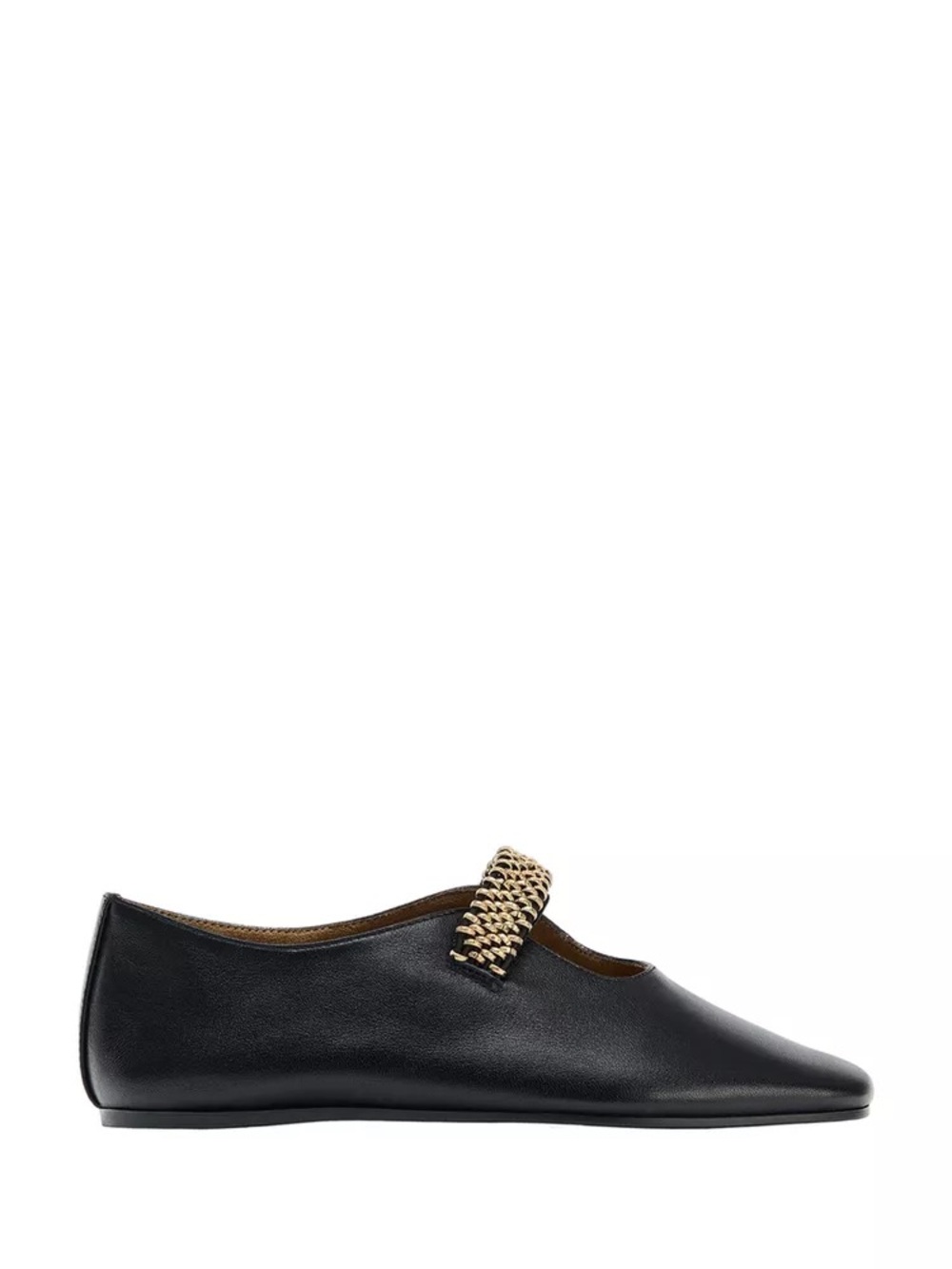 Zara Leather Ballet Flats